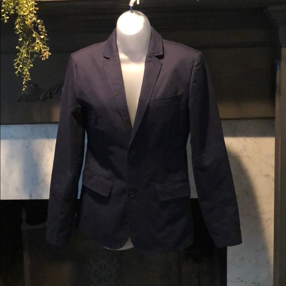 Boys Crewcuts Thompson Navy Cotton Blazer